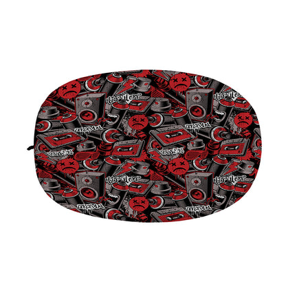 Grunge Graffiti Pattern Print Car Side Mirror Covers
