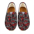 Grunge Graffiti Pattern Print Casual Shoes
