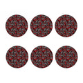 Grunge Graffiti Pattern Print Coaster Set