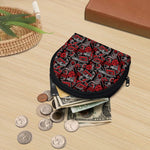 Grunge Graffiti Pattern Print Coin Purse