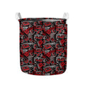 Grunge Graffiti Pattern Print Collapsible Laundry Basket