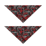 Grunge Graffiti Pattern Print Dog Bandana