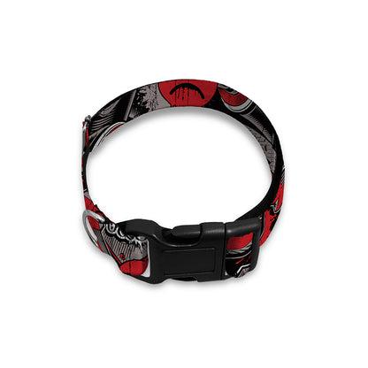Grunge Graffiti Pattern Print Dog Collar
