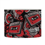 Grunge Graffiti Pattern Print Drum Lamp Shade