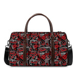 Grunge Graffiti Pattern Print Duffle Bag