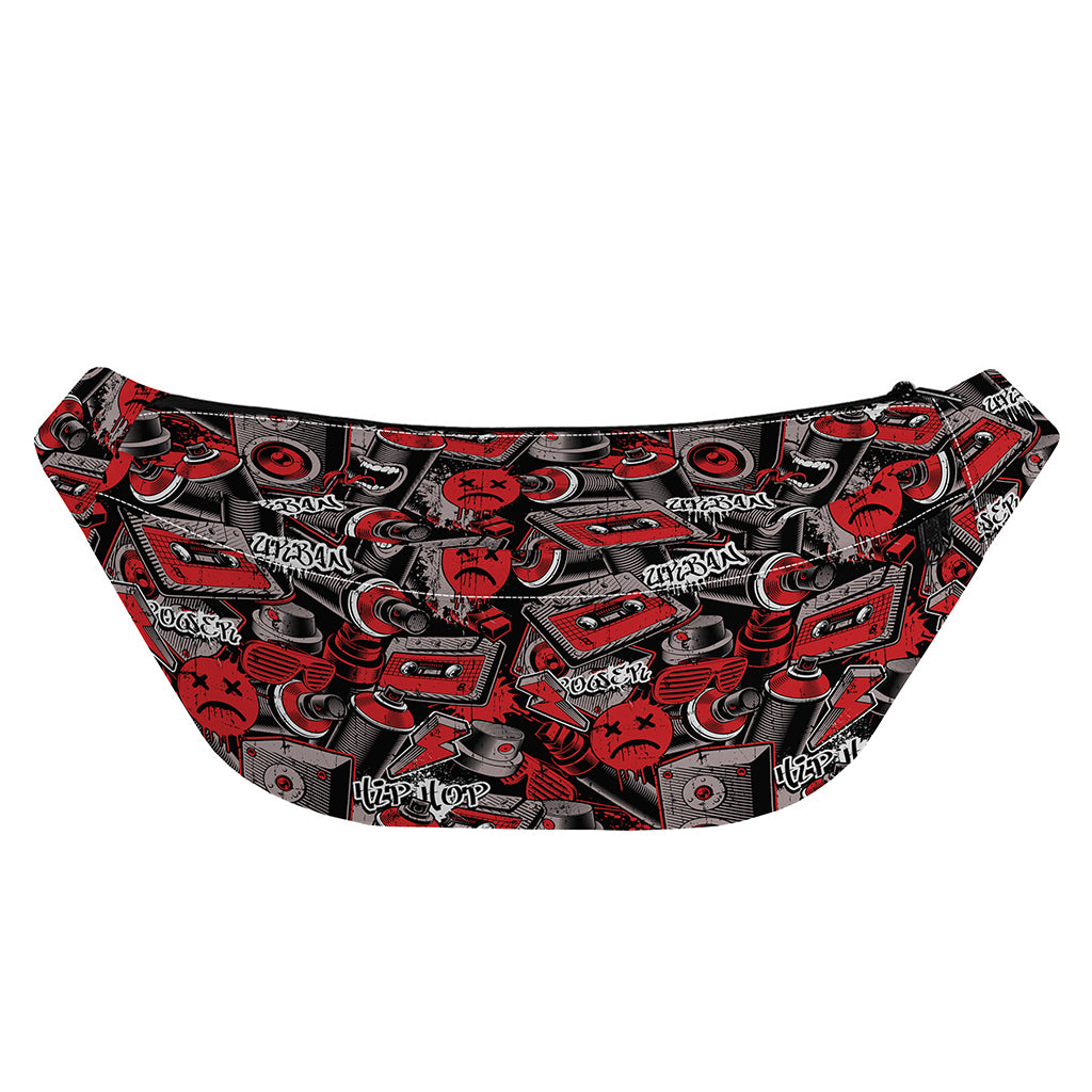 Grunge Graffiti Pattern Print Fanny Pack