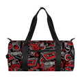 Grunge Graffiti Pattern Print Gym Bag