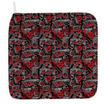 Grunge Graffiti Pattern Print Hand Towel