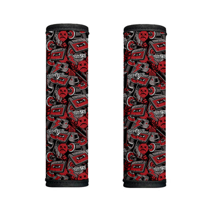 Grunge Graffiti Pattern Print Handle Covers