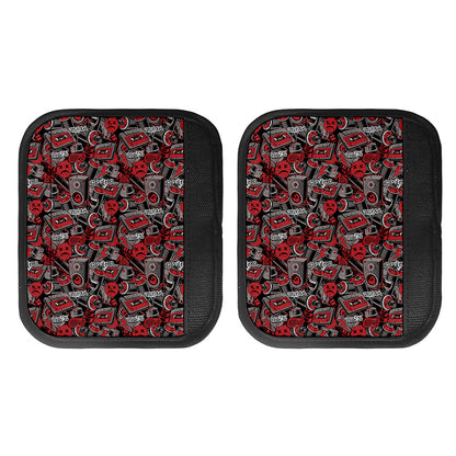 Grunge Graffiti Pattern Print Handle Covers