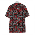 Grunge Graffiti Pattern Print Hawaiian Shirt