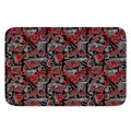 Grunge Graffiti Pattern Print Indoor Door Mat
