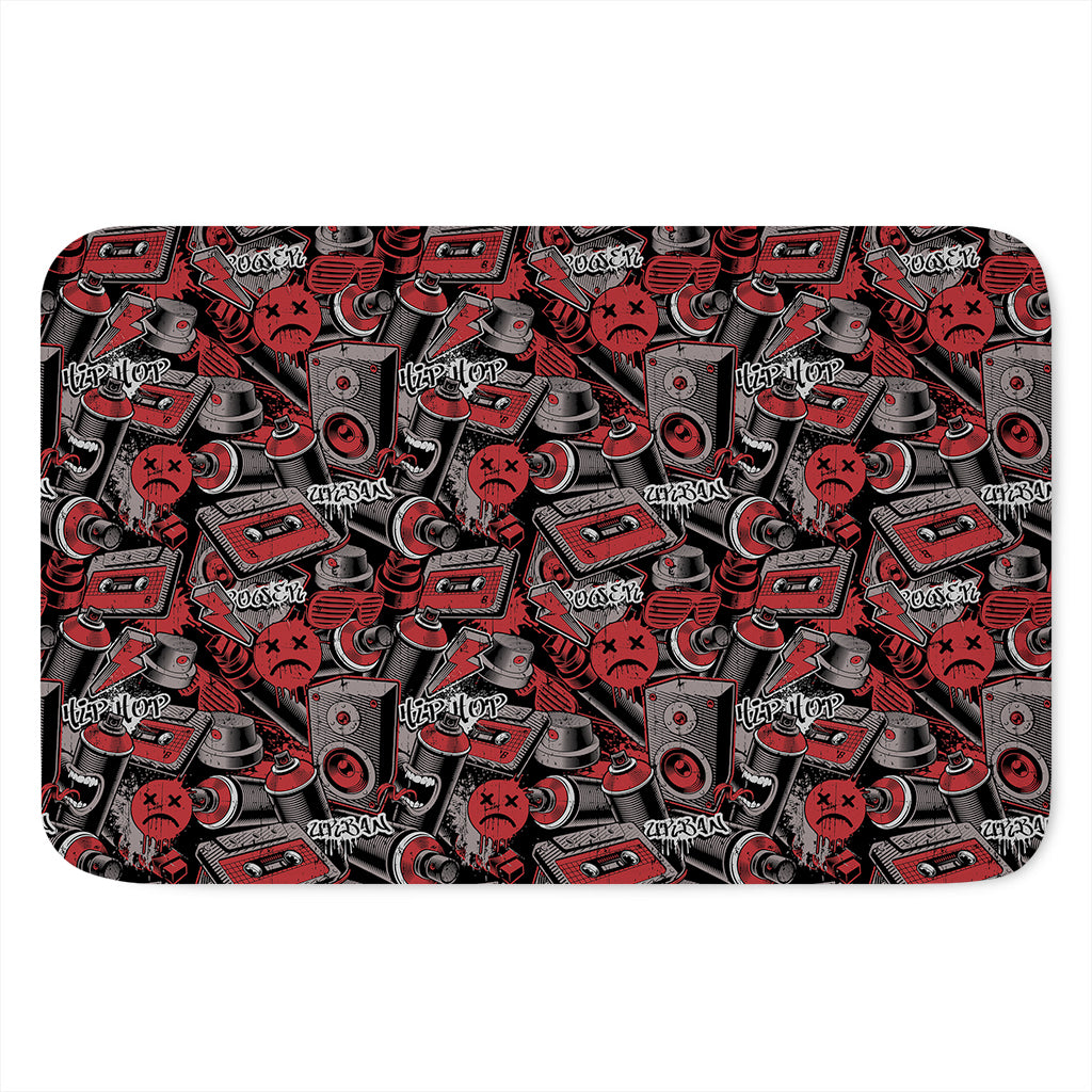 Grunge Graffiti Pattern Print Indoor Door Mat