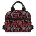 Grunge Graffiti Pattern Print Insulated Lunch Bag