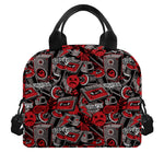 Grunge Graffiti Pattern Print Insulated Lunch Bag