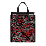 Grunge Graffiti Pattern Print Insulated Lunch Tote