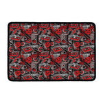 Grunge Graffiti Pattern Print Kitchen Mat