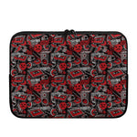 Grunge Graffiti Pattern Print Laptop Sleeve