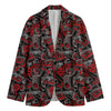 Grunge Graffiti Pattern Print Men's Blazer