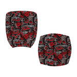 Grunge Graffiti Pattern Print Office Chair Cover