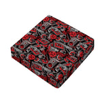 Grunge Graffiti Pattern Print Outdoor Seat Cushion Cover