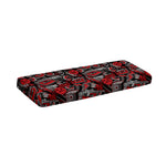 Grunge Graffiti Pattern Print Piano Keyboard Cover