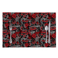Grunge Graffiti Pattern Print Placemat