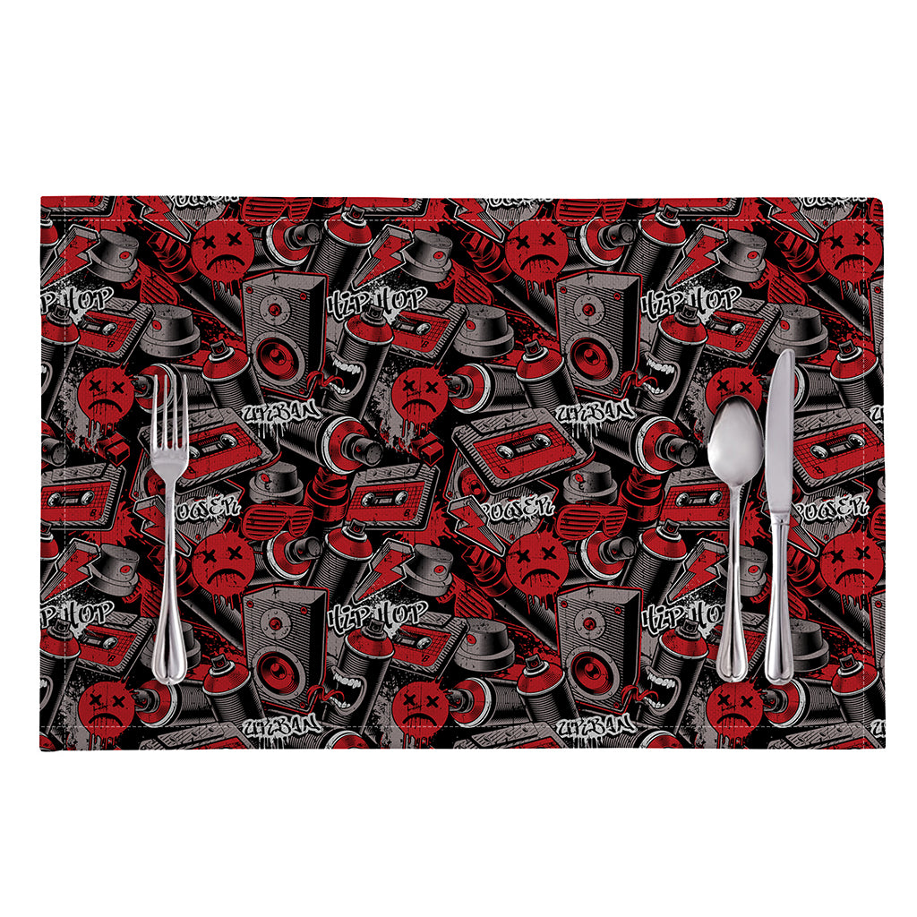 Grunge Graffiti Pattern Print Placemat