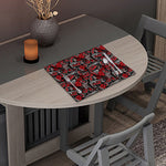 Grunge Graffiti Pattern Print Placemat
