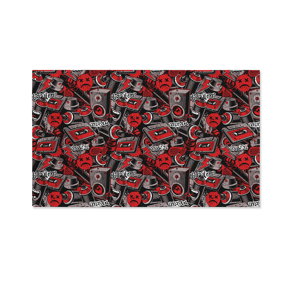 Grunge Graffiti Pattern Print Polyester Flag