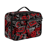 Grunge Graffiti Pattern Print Portable Lunch Bag
