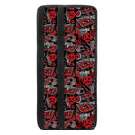 Grunge Graffiti Pattern Print Refrigerator Handle Covers