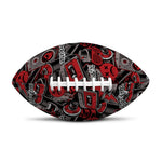 Grunge Graffiti Pattern Print Rugby Ball