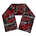 Grunge Graffiti Pattern Print Scarf