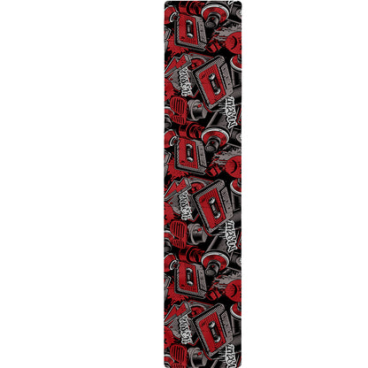 Grunge Graffiti Pattern Print Table Runner