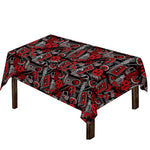 Grunge Graffiti Pattern Print Tablecloth