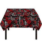Grunge Graffiti Pattern Print Tablecloth