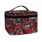 Grunge Graffiti Pattern Print Travel Makeup Bag