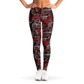 Grunge Graffiti Pattern Print Women's Leggings
