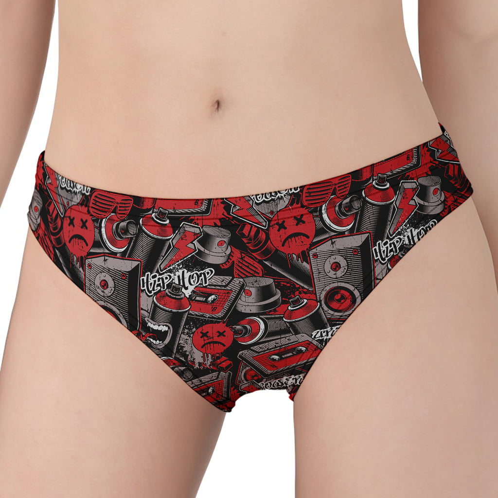 Grunge Graffiti Pattern Print Women's Panties