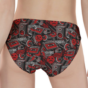 Grunge Graffiti Pattern Print Women's Panties