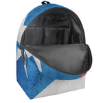 Grunge Puerto Rican Flag Print Backpack