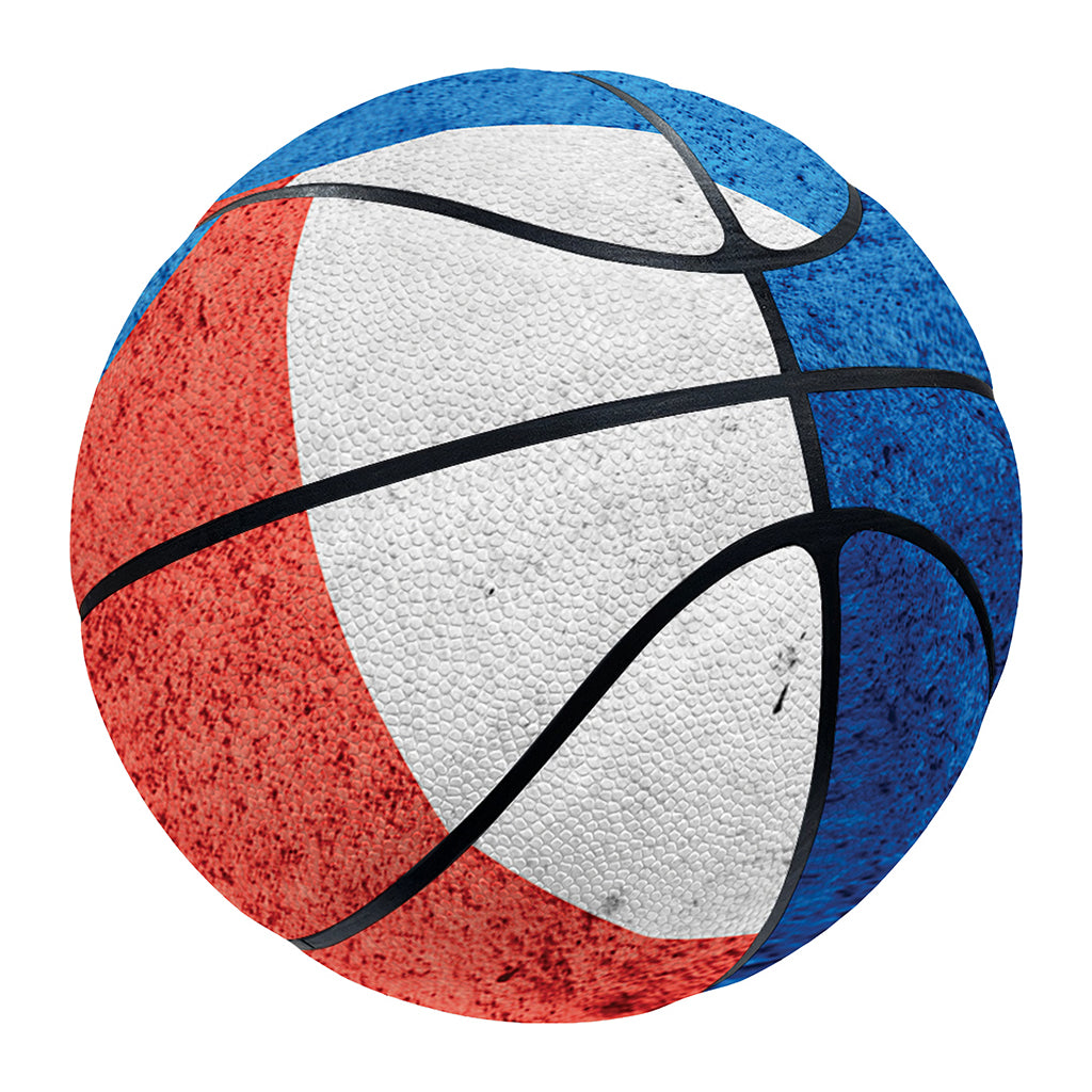 Grunge Puerto Rican Flag Print Basketball