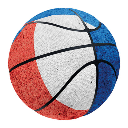 Grunge Puerto Rican Flag Print Basketball