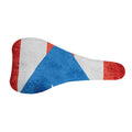 Grunge Puerto Rican Flag Print Bicycle Seat Cover