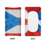 Grunge Puerto Rican Flag Print Changing Pad Cover