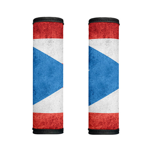Grunge Puerto Rican Flag Print Handle Covers