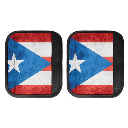 Grunge Puerto Rican Flag Print Handle Covers