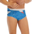 Grunge Puerto Rican Flag Print Men's Briefs