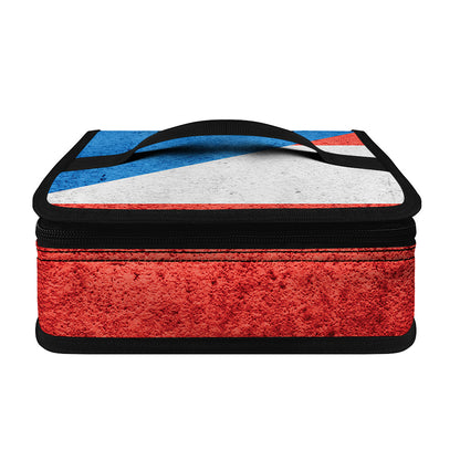 Grunge Puerto Rican Flag Print Small Lunch Bag